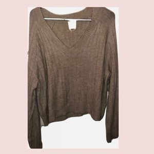Womens Sweater | Multi-wear | Off-shoulder | Size L | Beige